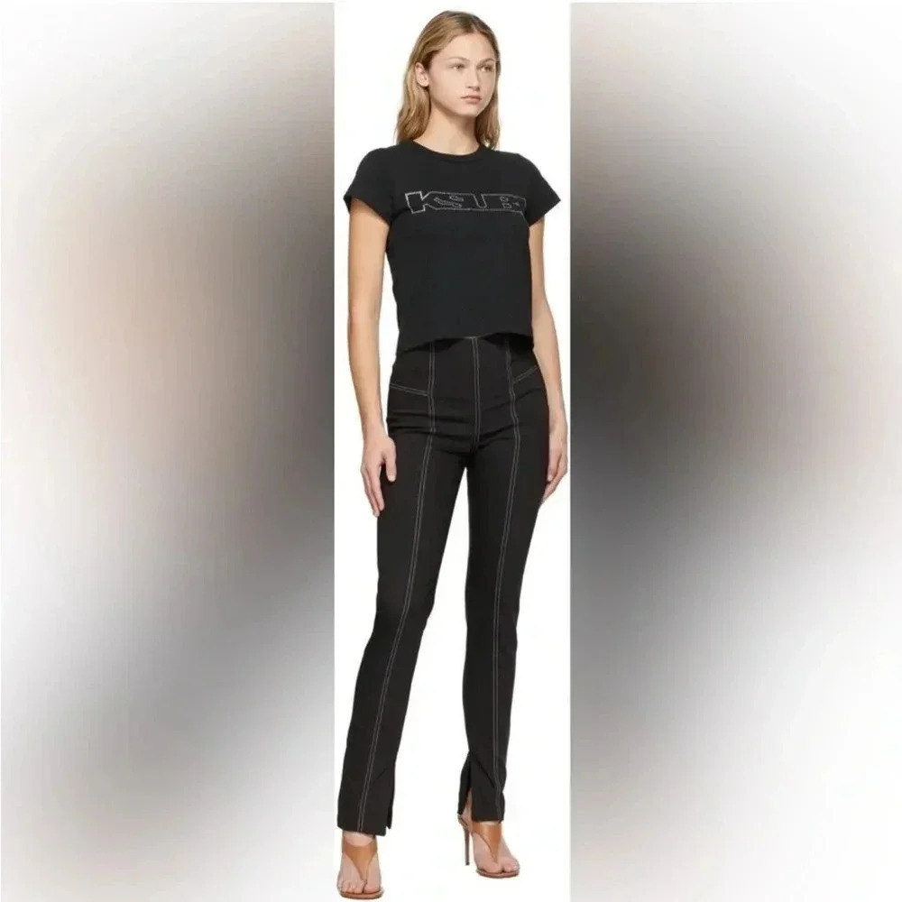 Ksubi black stitch call me legging pants